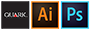 Quark-Illustrator-Photoshop